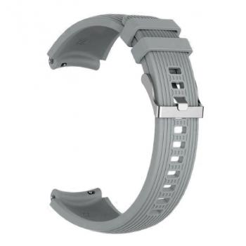 BStrap Silicone Davis remienok na Garmin Vivoactive 4, dark gray (SSG008C1106)