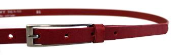 Penny Belts Dámsky kožený opasok 15-1-93 red 90 cm