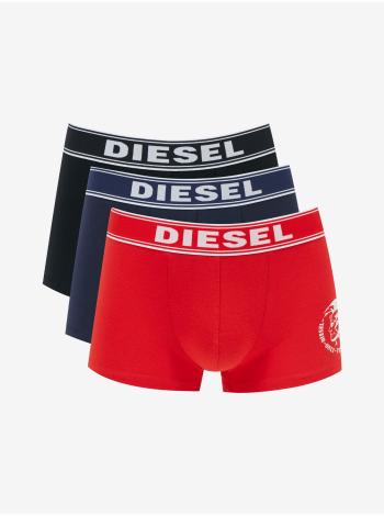 Boxerky pre mužov Diesel - čierna, modrá, červená