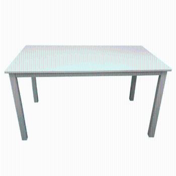 KONDELA Jedálenský stôl, biela, 135x80 cm, ASTRO