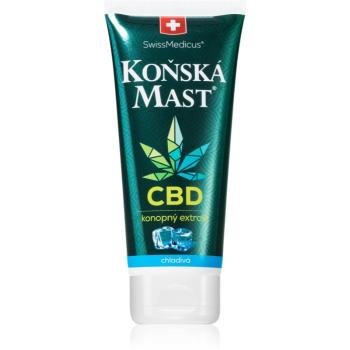 SwissMedicus Koňská mast s CBD chladivá masť 200 ml