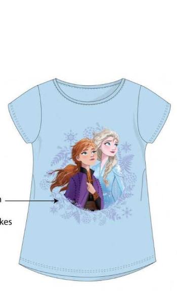 Setino Detské tričko s krátkym rukávom - Frozen modré Veľkosť - deti: 116