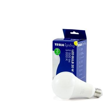 Tesla–- LED žiarovka BULB E27, 20 W, 230 V, 2 500 lm, 25 000 h, 3 000 K teplá biela 220st (BL272030-8)