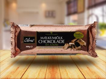 Mliečna čokoláda 36% pravá v tabuľke - bez konzervantov 200 g - Odense Marcipan