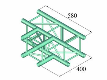 Alutruss DECOLOCK DQ4-PAT35 4-bodová rampa T-kus 90 °