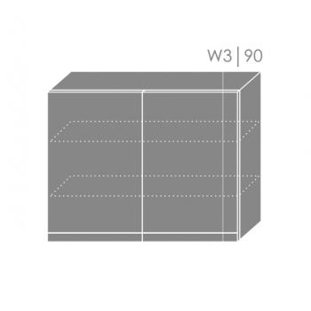 ArtExt Kuchynská linka Brerra - mat Kuchyňa: Horná skrinka W3/90 / (ŠxVxH) 90 x 72 x 32,5 cm