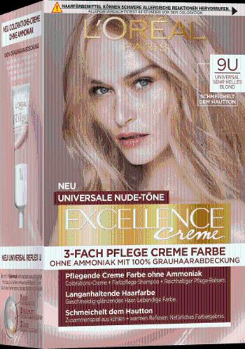 L'Oréal Paris Excellence Universal Nudes Excellence 9U permanentná farba na vlasy