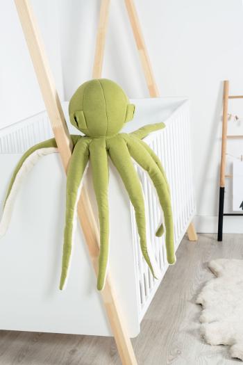 Plyšová chobotnica - zelená 75 cm
