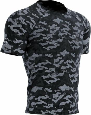 Compressport Training SS Tshirt M Camo Premium Black Camo L