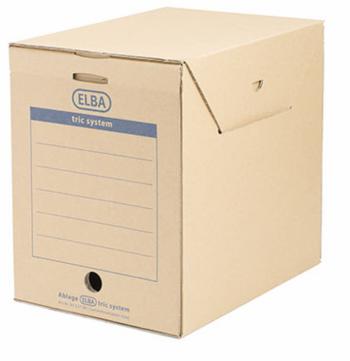 Elba archivačný box 1554257 236 mm x 308 mm x 333 mm Vlnitá lepenka  prírodná hnedá 1 ks