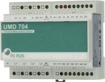 PQ Plus UMD 704EL  Univerzálne meracie zariadenie - montáž na DIN lištu - UMD séria RS485 Ethernet