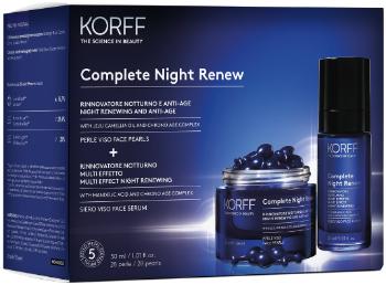 KORFF darčekové balenie Complete Night Renew - regeneračné perly + sérum