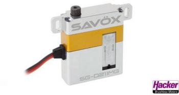 Savöx špeciálne servo SG-0211MG digitálne servo Materiál prevodovky: kov Zásuvný systém: JR