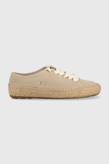 Espadrilky Emu Australia Agonis Organic béžová farba, W12883.ALMO