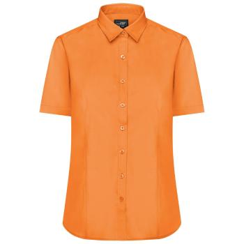 James & Nicholson Dámska košeľa s krátkym rukávom JN679 - Oranžová | XL