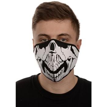 EMERZE maska neoprénová Skull, čierna / biela (M167-75)
