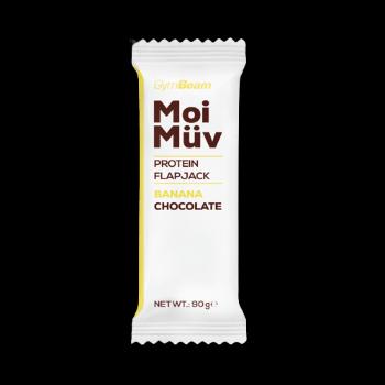 GymBeam MoiMüv Protein Flapjack banán čokoláda 90 g
