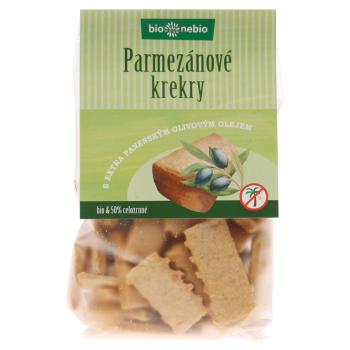 BIO NEBIO Parmezánové krekry s olivovým olejom BIO 130 g