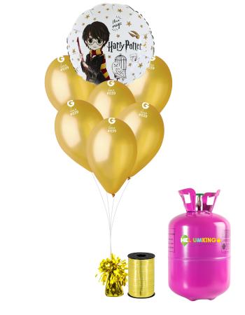 HeliumKing Hélium párty set - Harry Potter zlatý