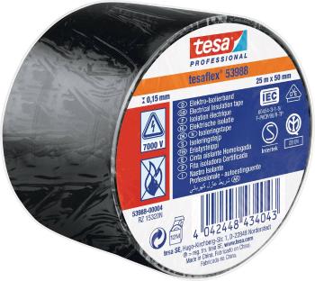 tesa  53988-00004-00 izolačná páska tesa® Professional čierna (d x š) 25 m x 50 mm 1 ks