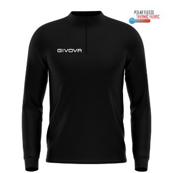 MAGLIA POLARFLEECE TECNICA (HALF ZIP) 500 NERO Tg. M