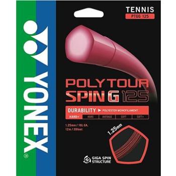 Yonex Poly Tour SPIN G, 1,25 mm, 12 m, Dark Red (4549317307878)