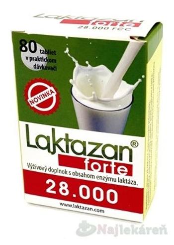 LAKTAZAN forte 28.000 FCC, enzým laktáza, 80 tbl