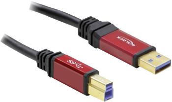 Delock #####USB-Kabel #####USB 3.2 Gen1 (USB 3.0 / USB 3.1 Gen1) #####USB-A Stecker, #####USB-B Stecker 3.00 m červená,