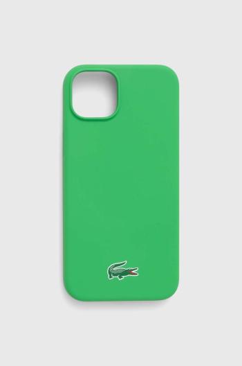 Puzdro na mobil Lacoste iPhone 15 Plus / 14 Plus 6.7" zelená farba