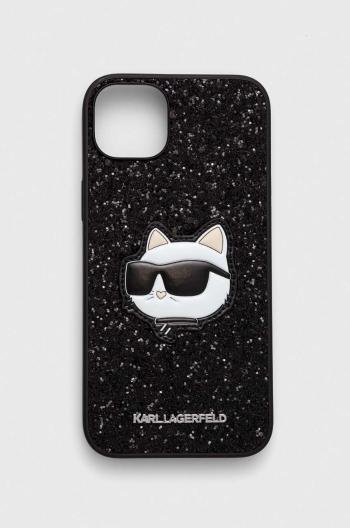 Puzdro na mobil Karl Lagerfeld iPhone 14 Plus 6,7" čierna farba