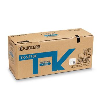 KYOCERA TK5270C - originálny toner, azúrový, 6000 strán