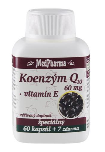 MedPharma Koenzým Q10 60 mg + Vitamín E 67 kapsúl