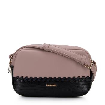 Dámska crossbody kabelka Wittchen s ozdobnou vložkou a popruhom 95-4Y-523-P