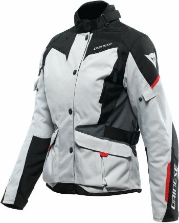 Dainese Tempest 3 D-Dry® Lady Glacier Gray/Black/Lava Red 50 Textilná bunda