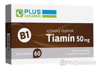 PLUS LEKÁREŇ Tiamín 50 mg (vitamín B1) 60ks
