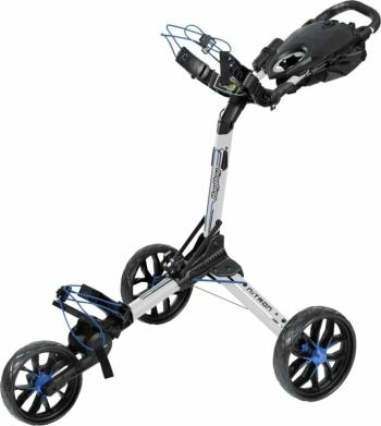 BagBoy Nitron Golf Trolley White/Cobalt Manuálny golfový vozík