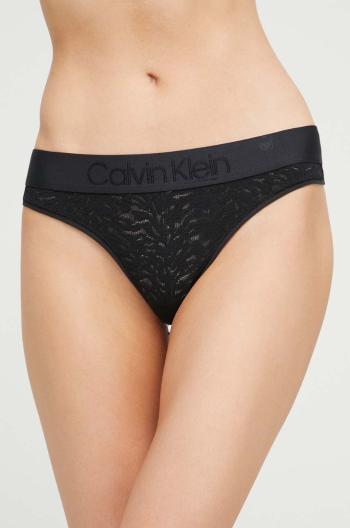 Tangá Calvin Klein Underwear čierna farba