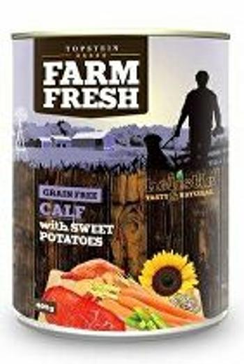 Farm Fresh Dog Calf so sladkými zemiakmi v konzerve 400g + Množstevná zľava