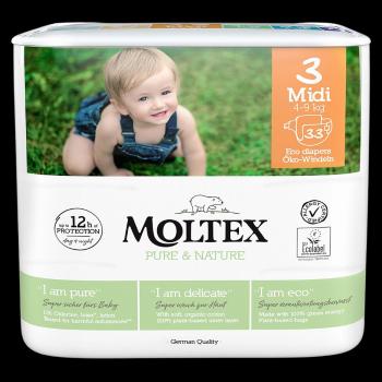 MOLTEX Pure & Nature Midi 4-9 kg, 33 ks