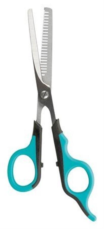 Trixie Thinning scissors, one-sided, plastic/stainl. steel, 16 cm