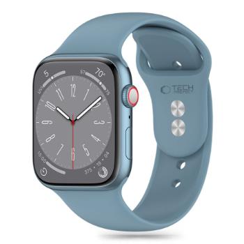 Tech-Protect Silicone remienok na Apple Watch 42/44/45/49mm, winter blue