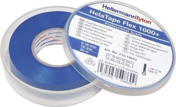 HellermannTyton HelaTape Flex 1000+ 710-10603 izolačná páska HelaTape Flex 1000+ modrá (d x š) 20 m x 19 mm 1 ks