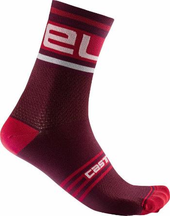 Castelli Prologo 15 Sock Bordeaux/White 2XL