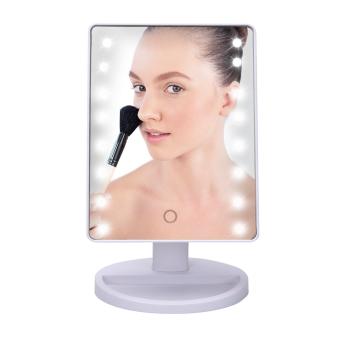 Bezdoteku Kozmetické make-up zrkadlo s led osvetlením biele