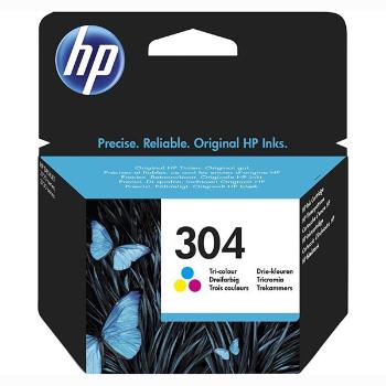 HP N9K05AE - originálna cartridge HP 304, farebná, 4ml