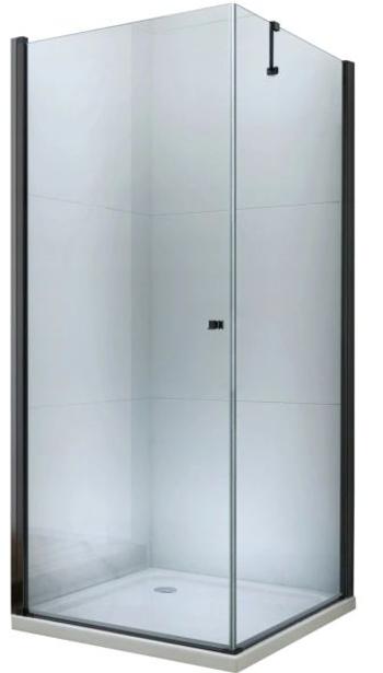 MEXEN/S - PRETORIA sprchovací kút 70x70 cm, transparent, čierna 852-070-070-70-00