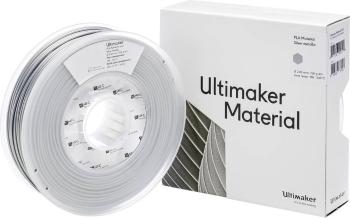 Ultimaker PLA - M0751 Silver Metallic 750 - 211399  vlákno pre 3D tlačiarne PLA plast   2.85 mm 750 g strieborná (metalí