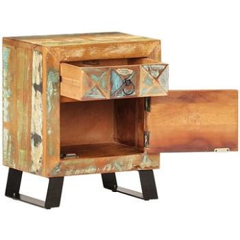 SHUMEE Nočný stolík 40 × 30 × 50 cm masívne recyklované drevo, 320377