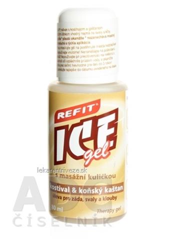 REFIT ICE GEL KOSTIHOJ A GAŠTAN roll-on 1x80 ml