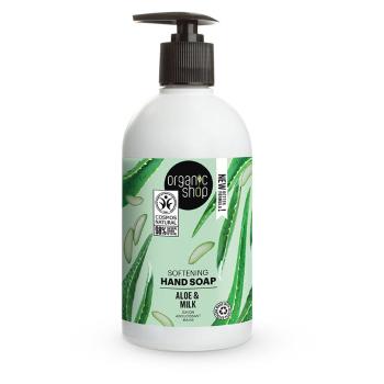 ORGANIC SHOP Zmäkčujúce mydlo na ruky "Barbadoská aloe" 500 ml